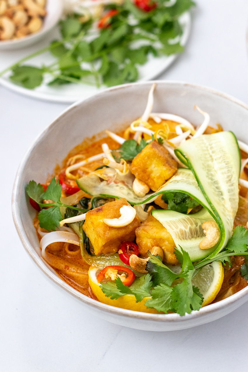 Vegan Laksa with Crispy Tofu | Assortment Foods